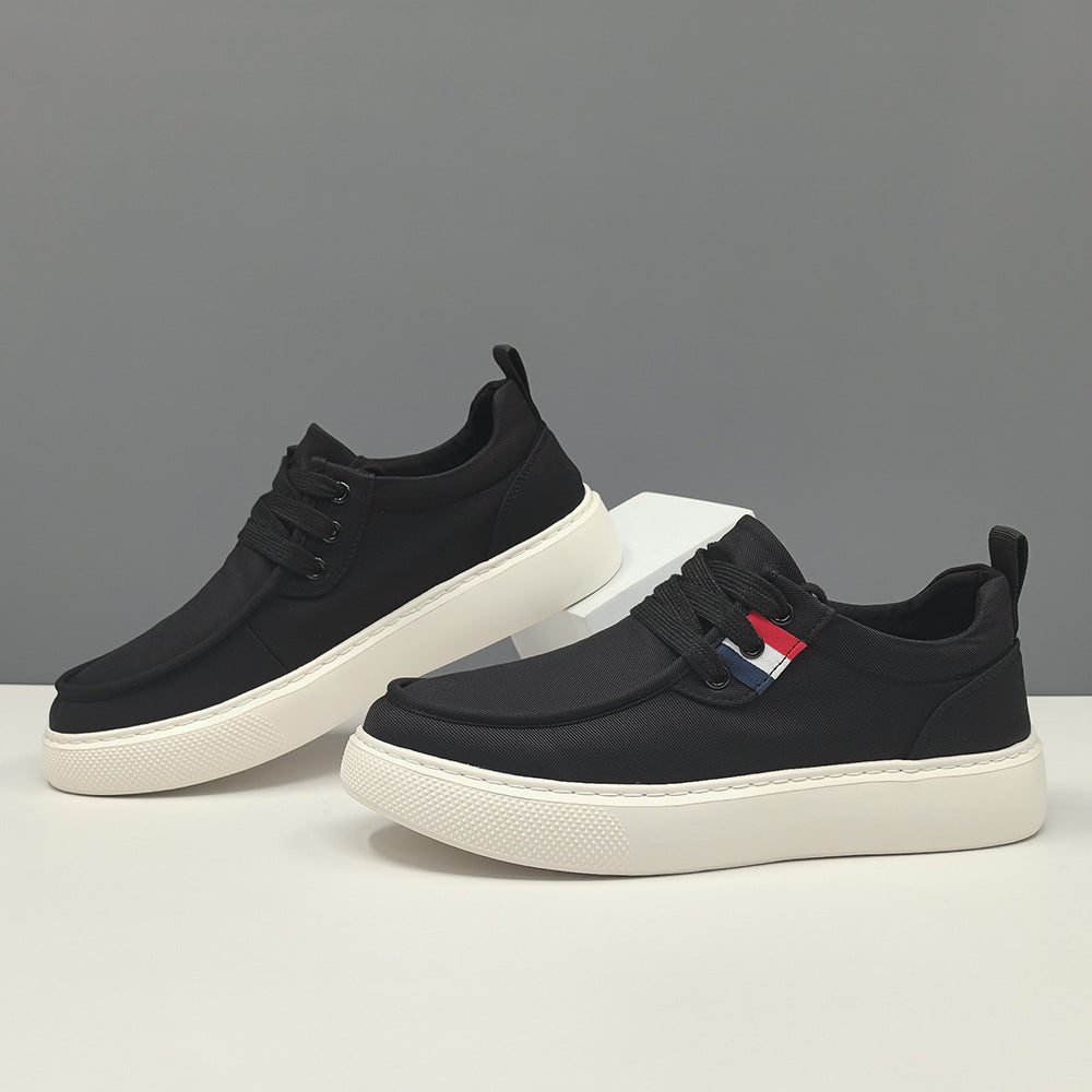 Men Minimalism Fashion Canvas Flat Casual Shoes-RAIIFY