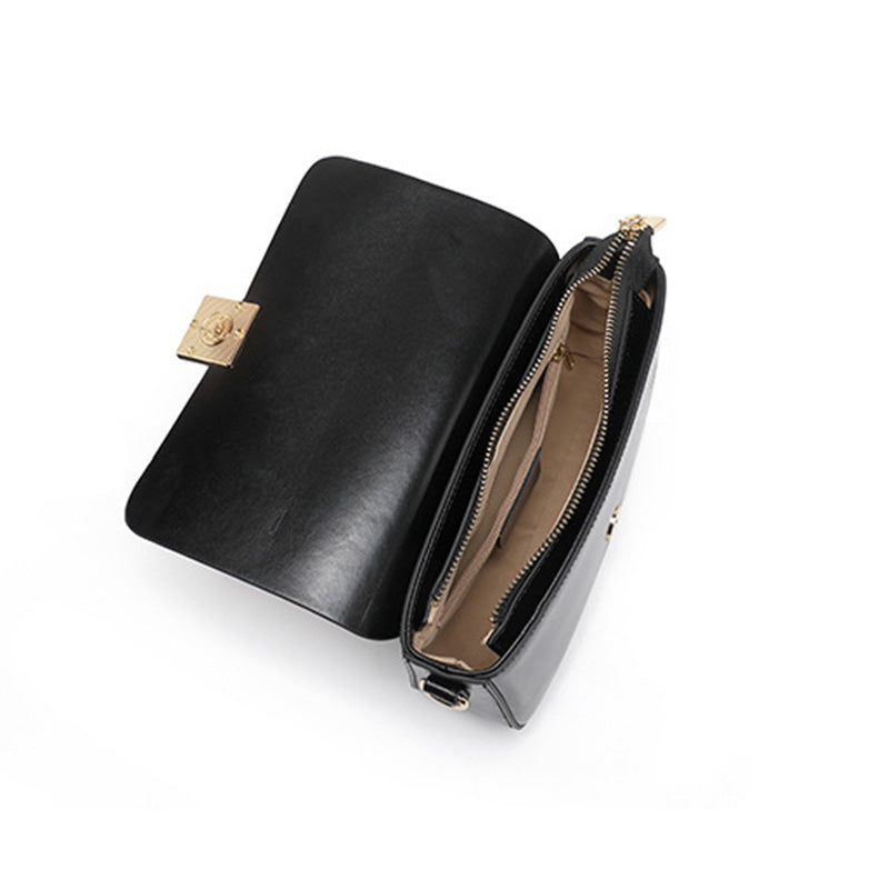 Women Fashion Minimalism Leather Shoulder Bag-RAIIFY