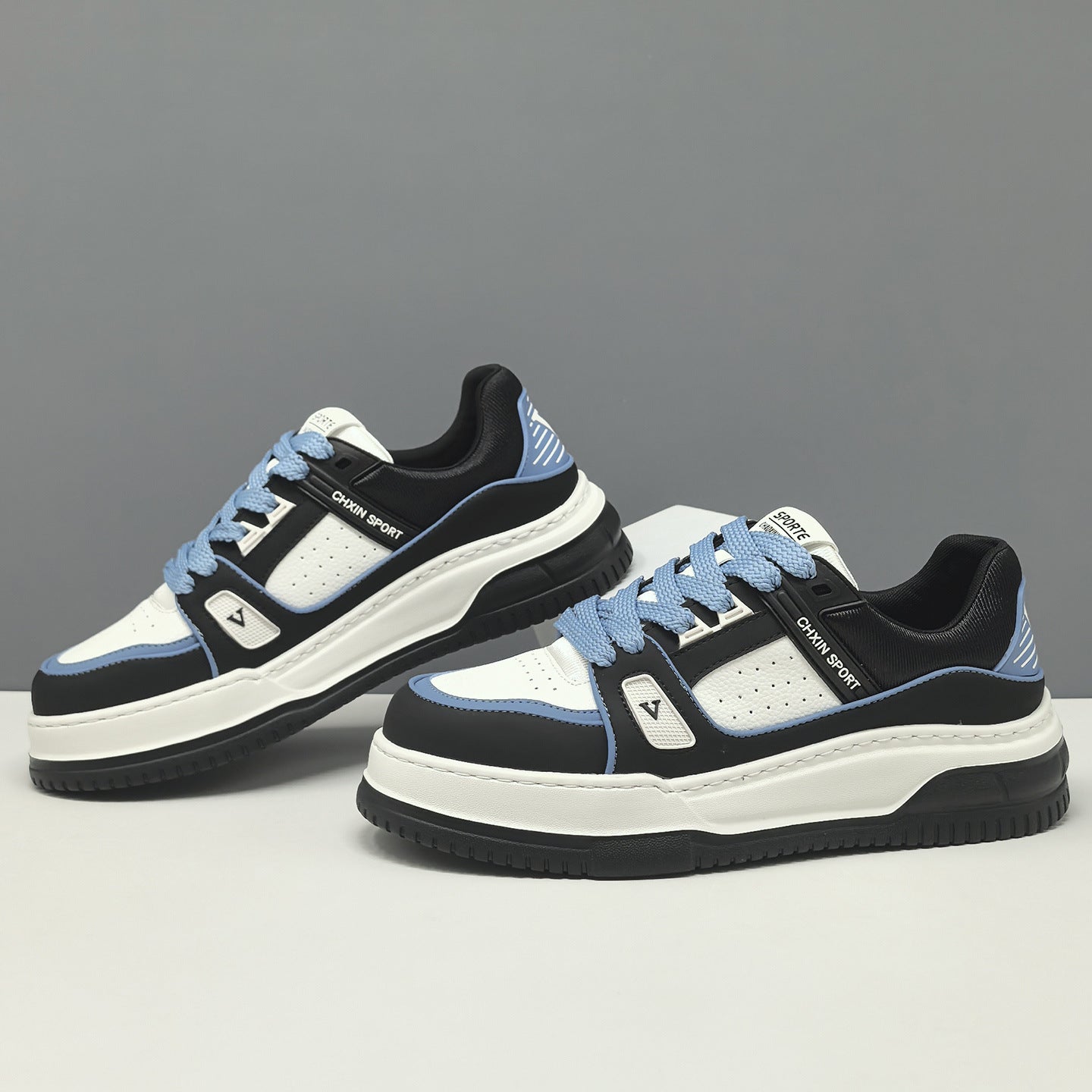 Men's Stylish Breathable Leather Casual Sneakers-RAIIFY