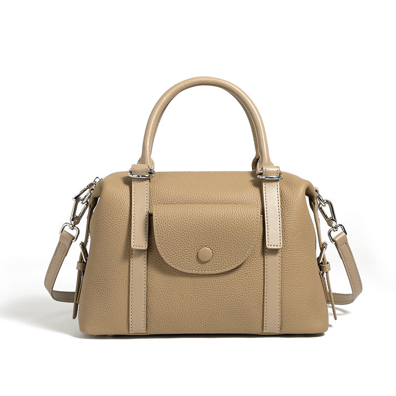 Women Minimalism Fashion Leather Satchel Bag-RAIIFY