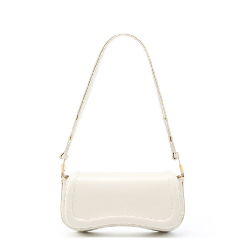 Women Plain Leather Fashion Mini Shoulder Bag-RAIIFY