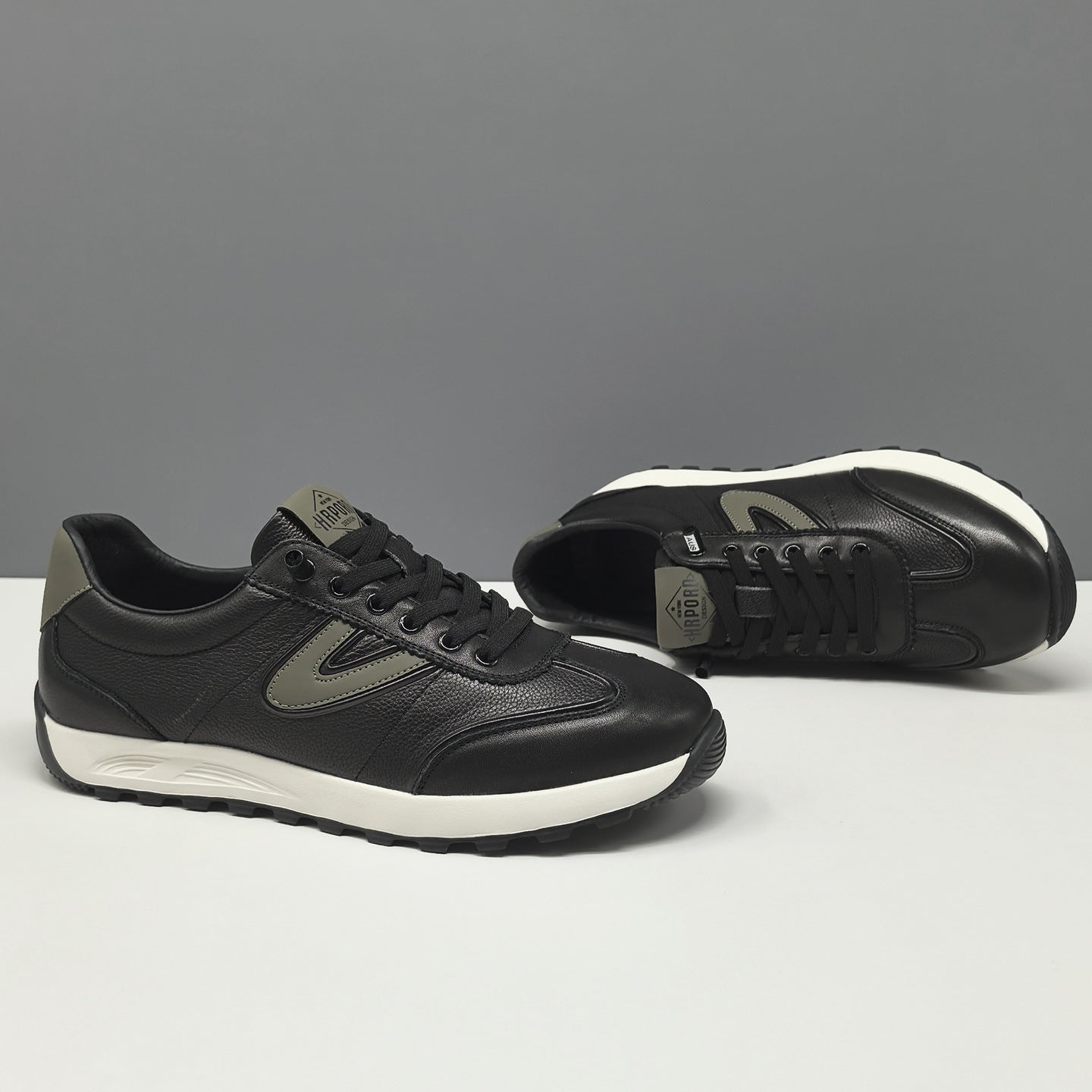 Men's Stylish Leather Slip-on Casual Shoes-RAIIFY