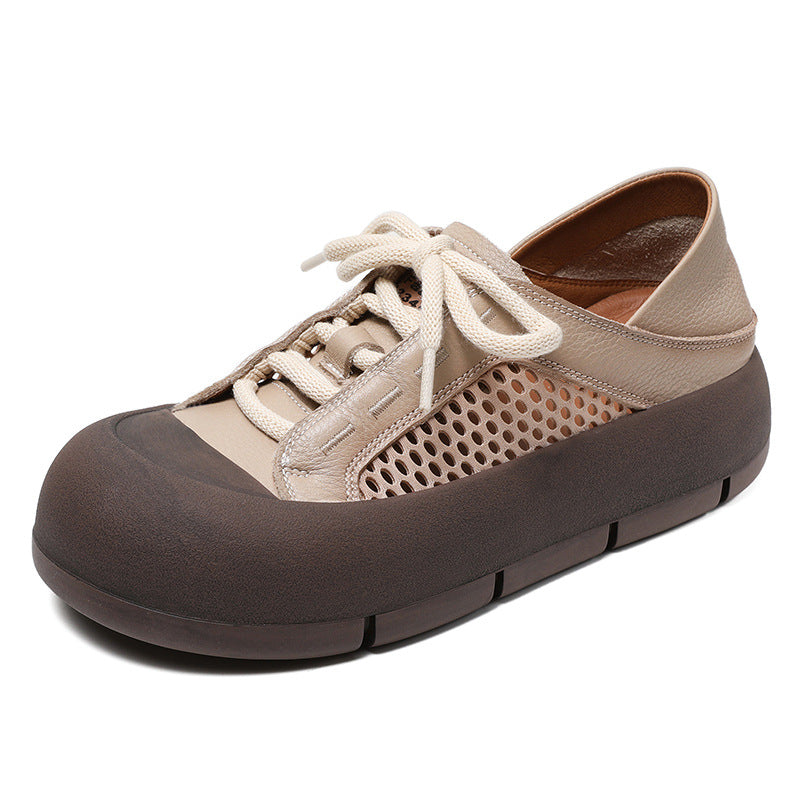 Women Summer Breathable Mesh Retro Casual Shoes-RAIIFY