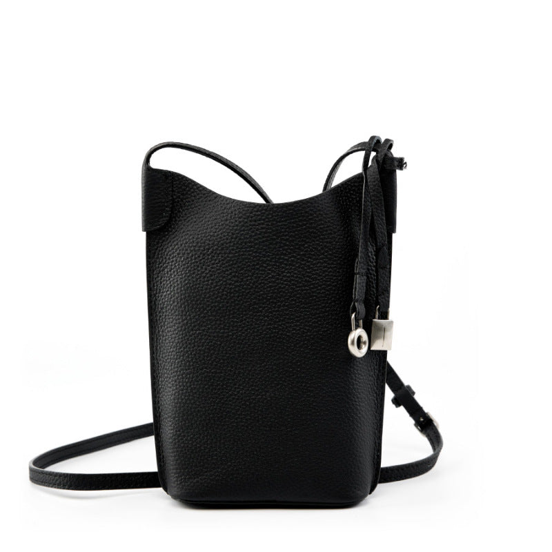 Women Fashion Minimalism Leather Mini Cross Body Bag-RAIIFY