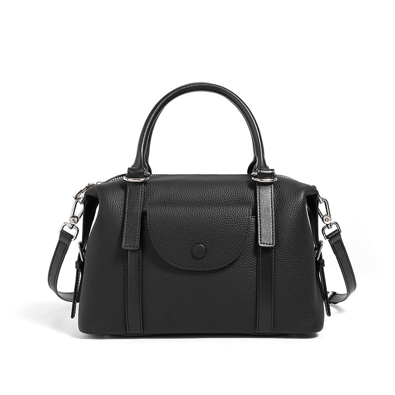 Women Minimalism Fashion Leather Satchel Bag-RAIIFY