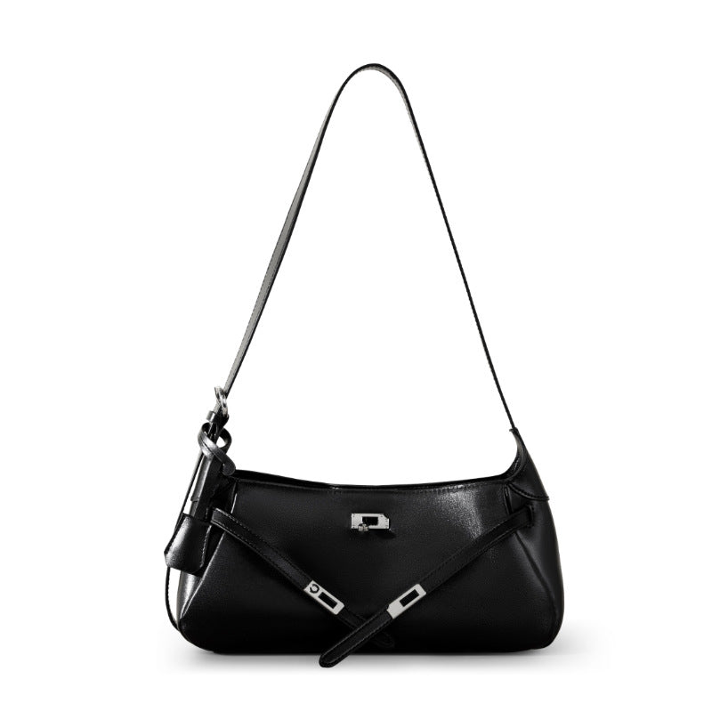 Women Retro Glossy Leather Elegant Shoulder Bag-RAIIFY