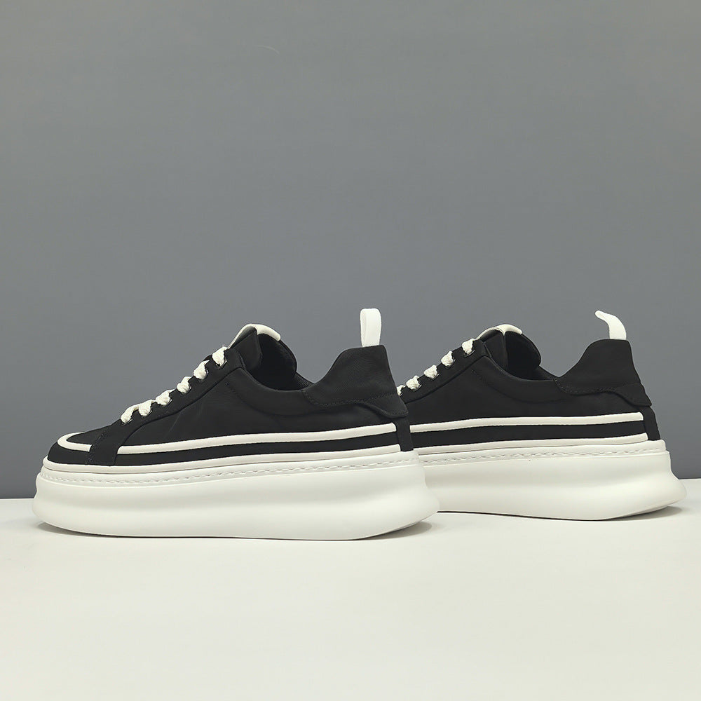 Men Fashion Plain Canvas Flat Casual Sneakers-RAIIFY
