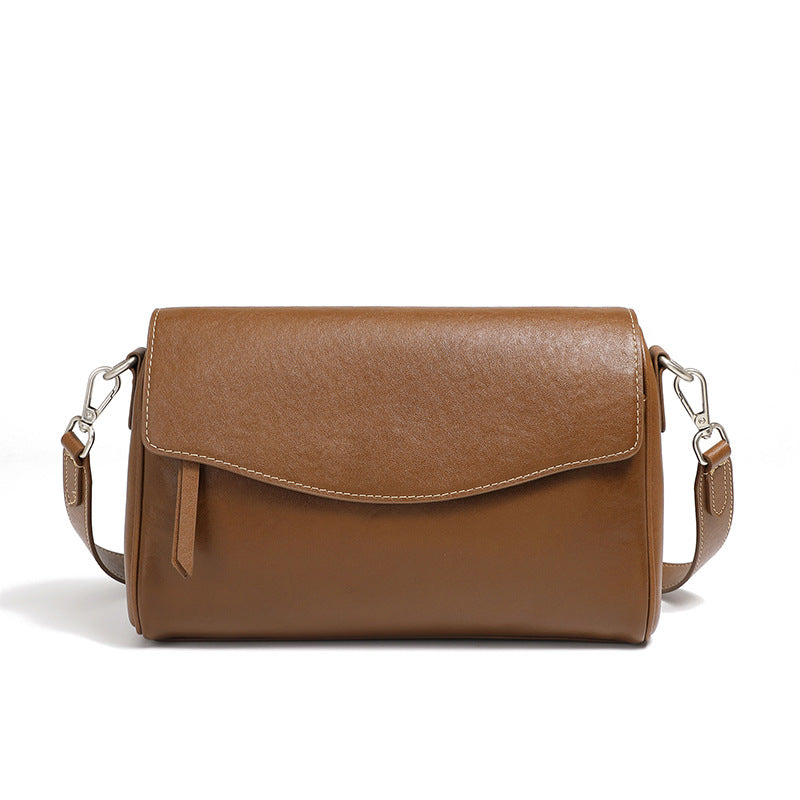 Women Plain Leather Fashion Cross Body Bag-RAIIFY