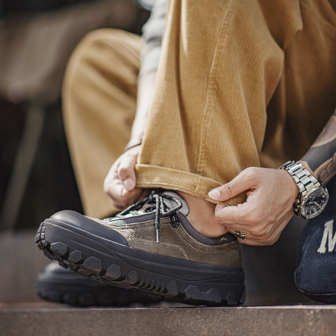 Men's Retro Suede Soft Thick Soled Casual Shoes-RAIIFY