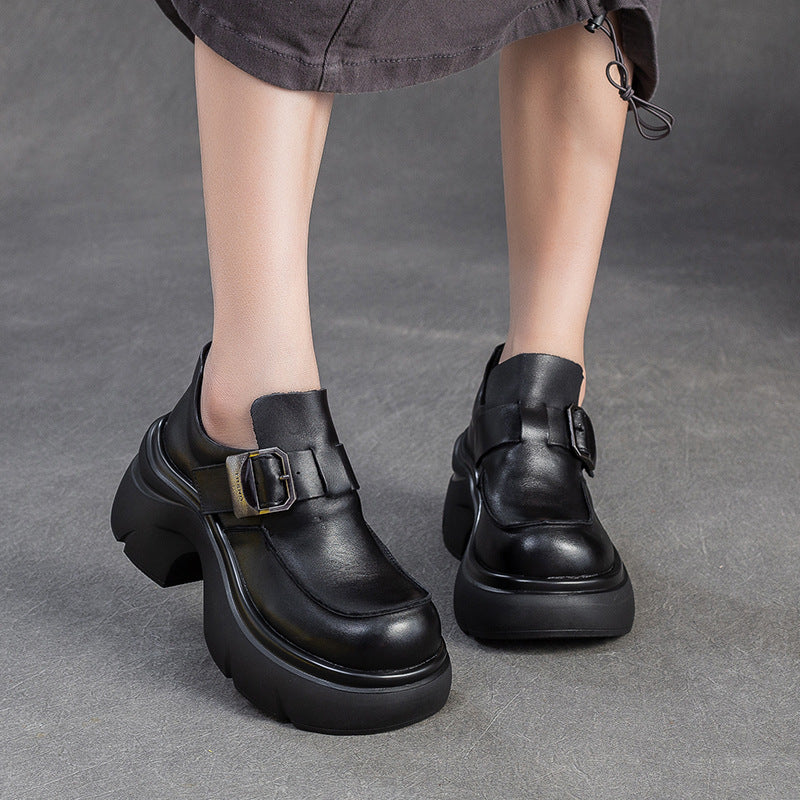Women's Vintage Chuanky Platform Strap Casual Shoes-RAIIFY