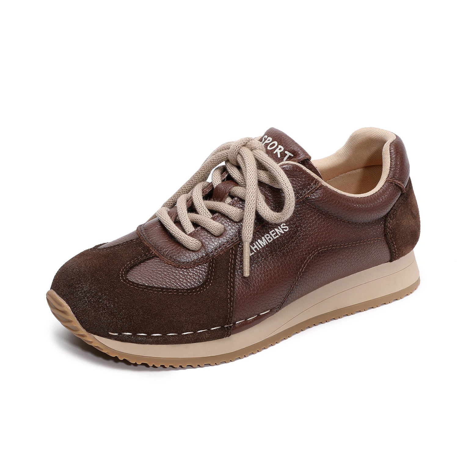 Women's Retro Quilted Leather Casual Sneakers-RAIIFY