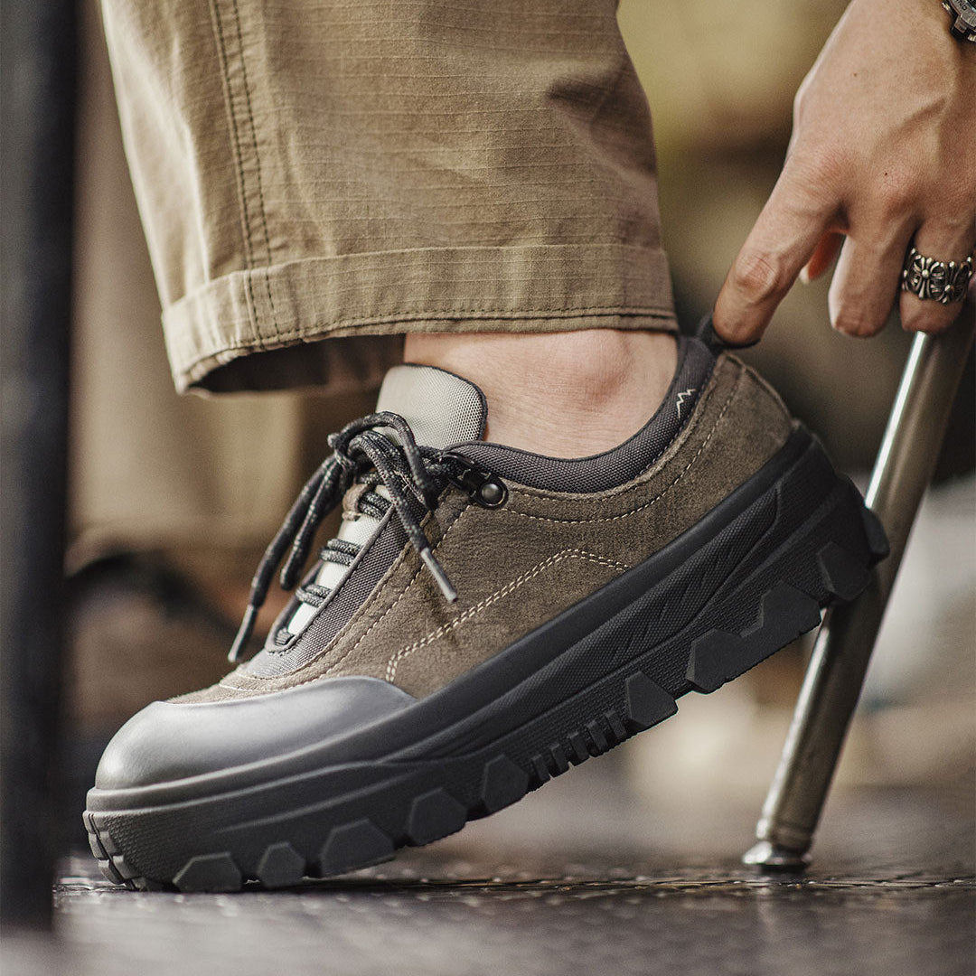 Men's Retro Suede Soft Thick Soled Casual Shoes-RAIIFY