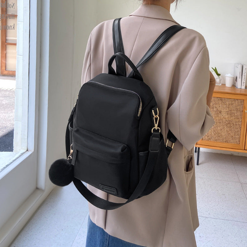 Women Minimalism Fashion Canvas Lightweight Backpack-RAIIFY