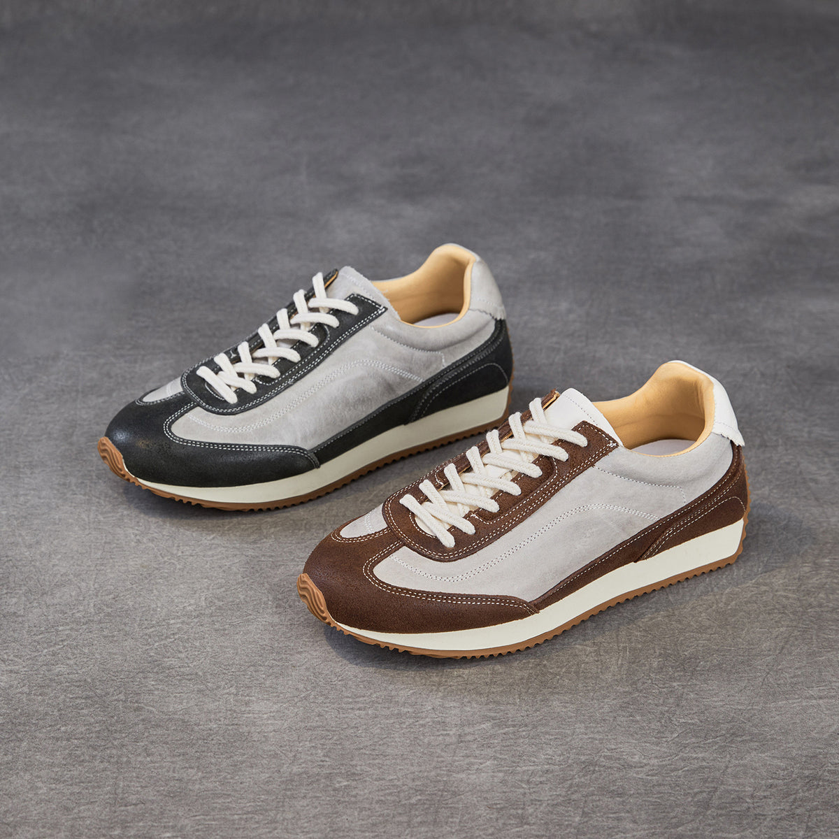 Women's Minimalist Leather Casual Training Shoes-RAIIFY