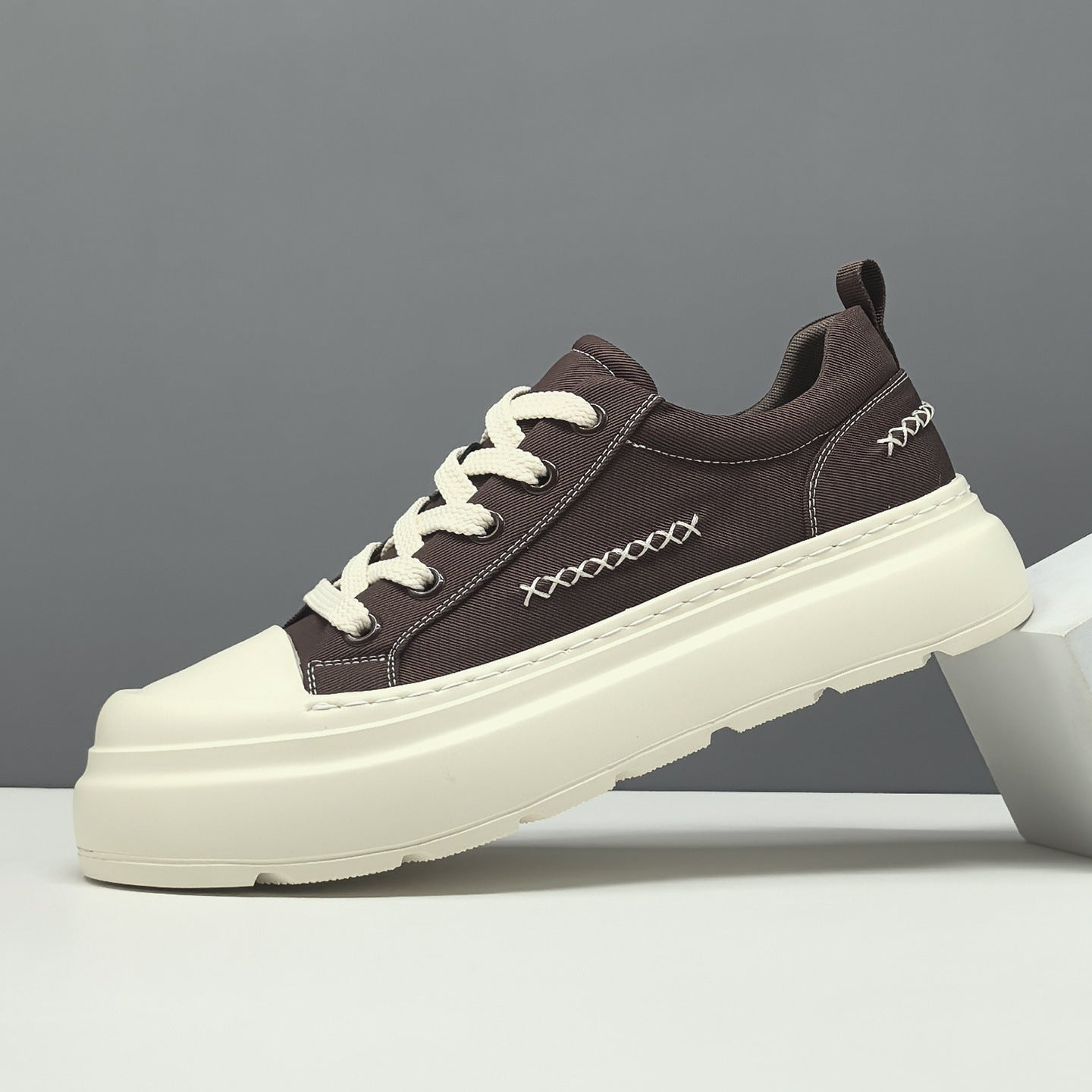 Men's Versatile Stylish Canvas Thick Soled Casual Shoes-RAIIFY