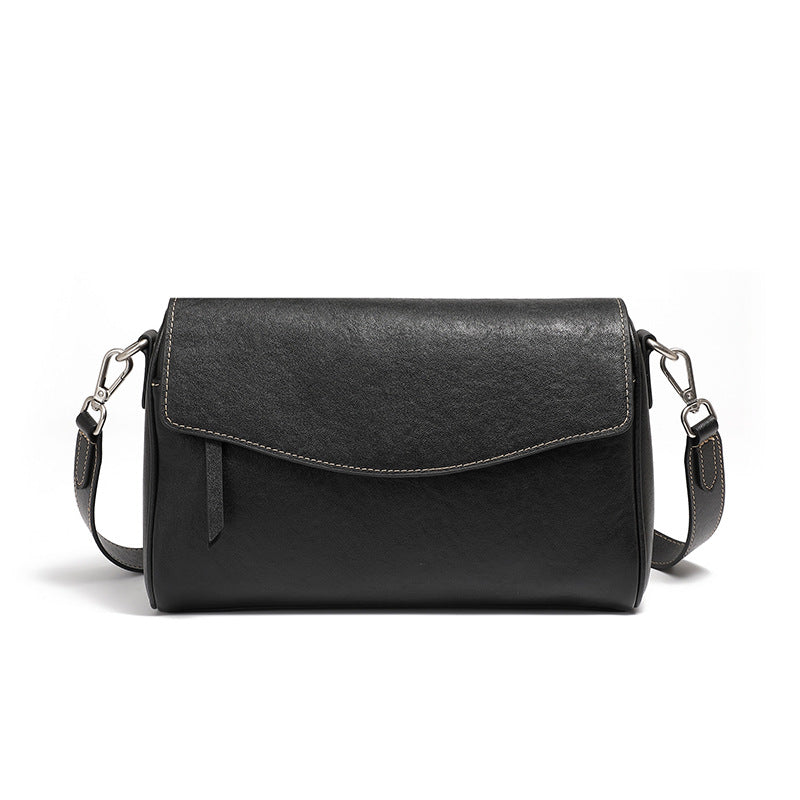 Women Plain Leather Fashion Cross Body Bag-RAIIFY