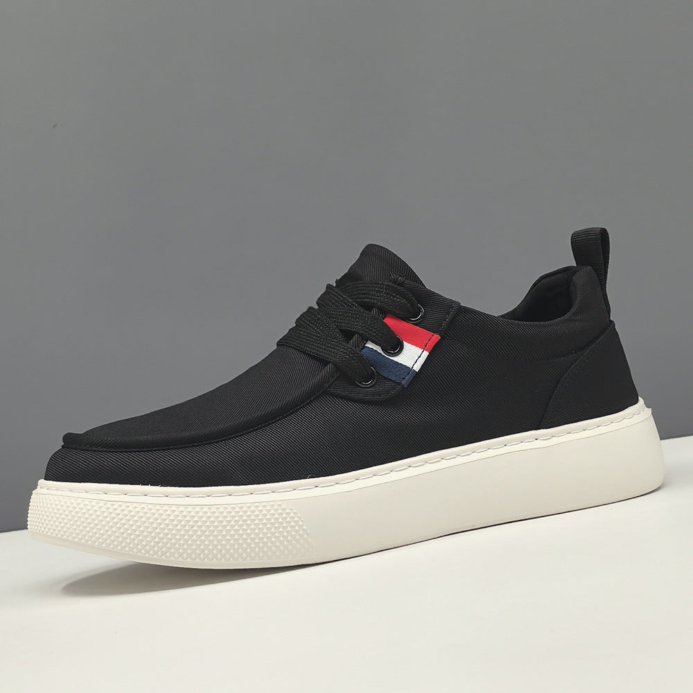 Men Minimalism Fashion Canvas Flat Casual Shoes-RAIIFY