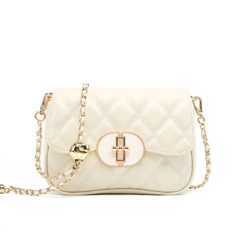 Women Fashion Quilted Leather Cross Body Bag-RAIIFY