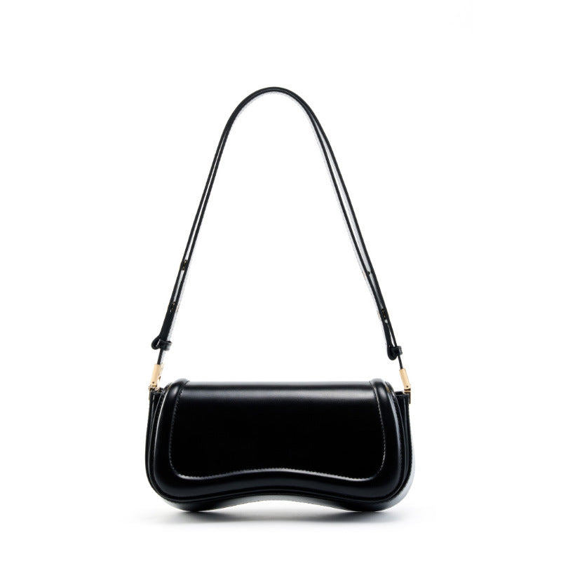 Women Plain Leather Fashion Mini Shoulder Bag-RAIIFY