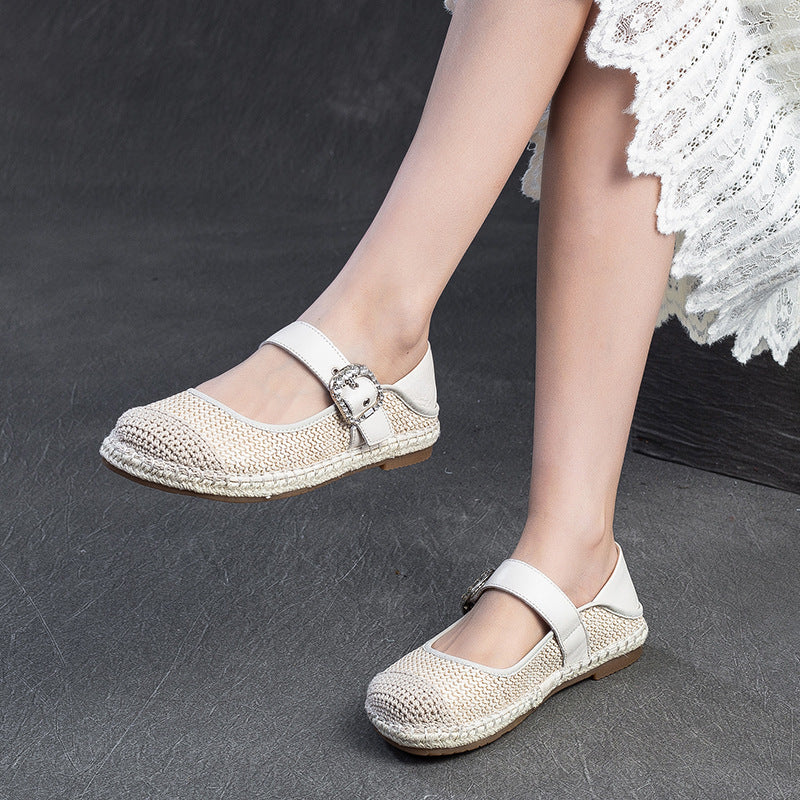 Women Minimalism Breathable Mesh Flat Casual Shoes-RAIIFY