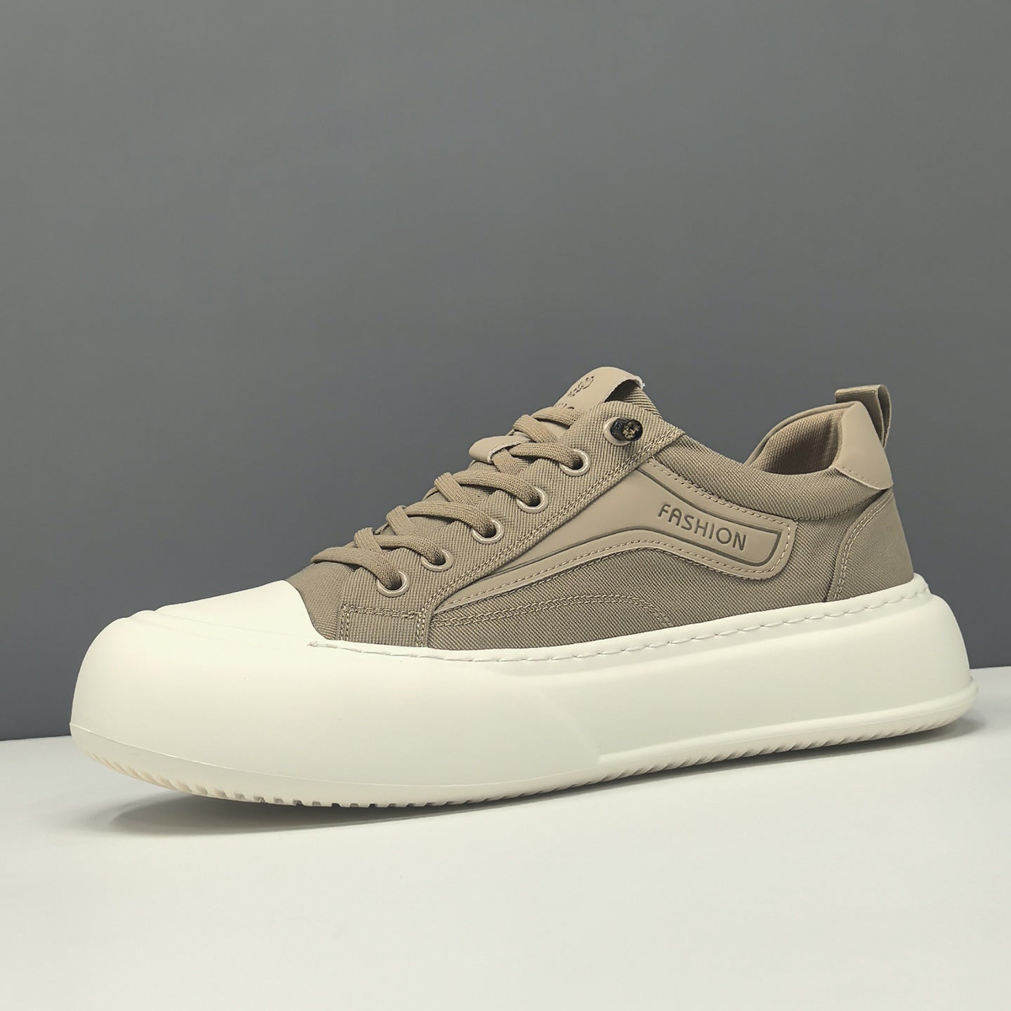 Men's Breathable Canvas Thick Sole Casual Board Shoes-RAIIFY