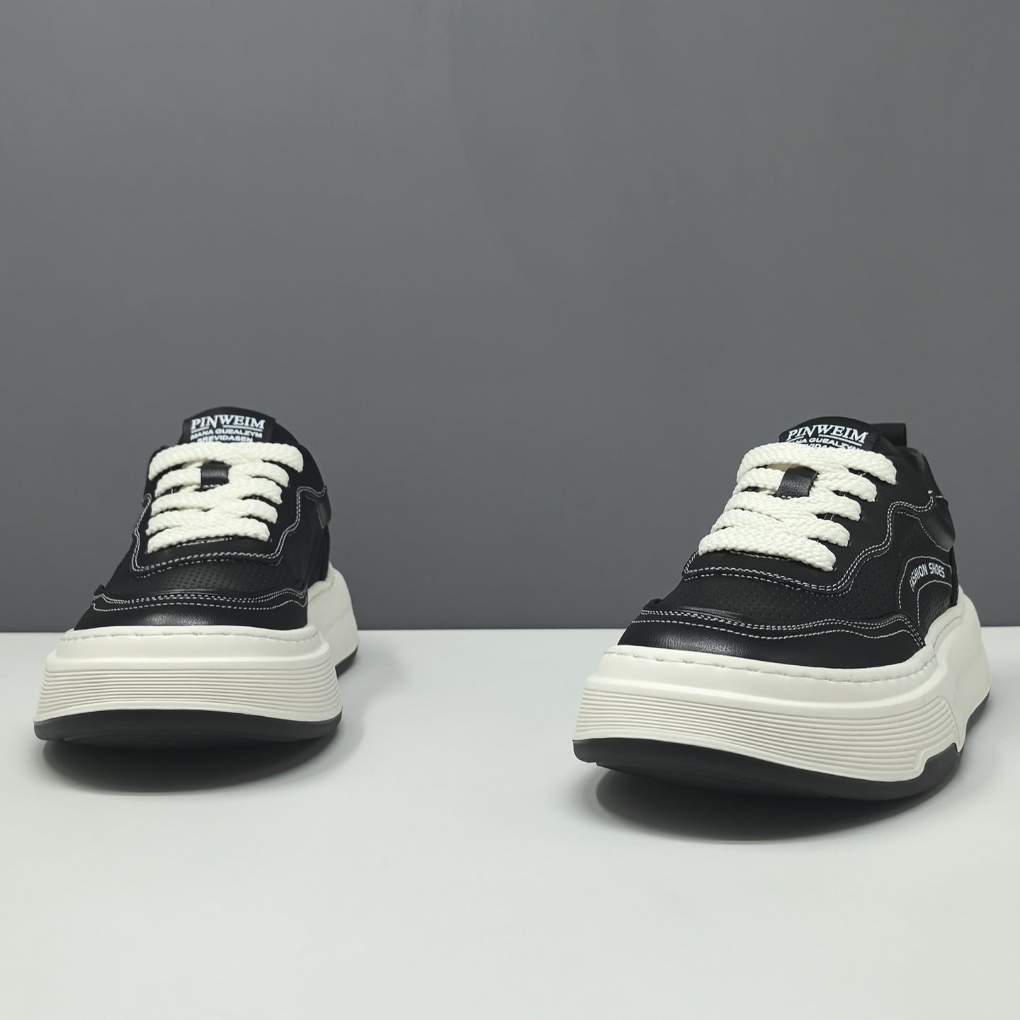 Men's Fashion Breathable Hollow Leather Casual Sneakers-RAIIFY