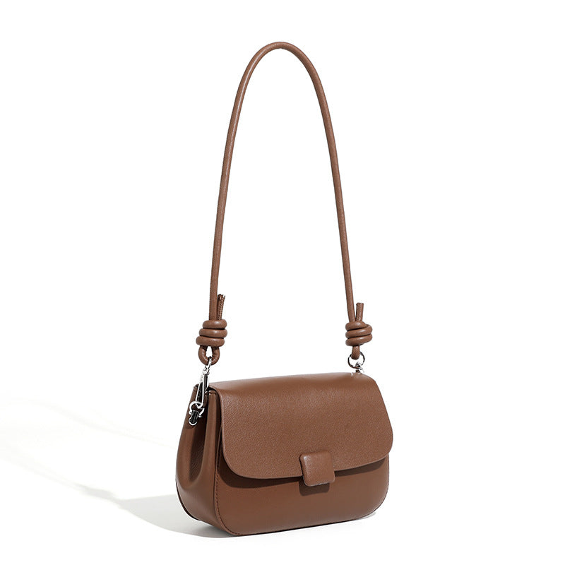 Women Solid Leather Fashion Mini Cross Body Bag-RAIIFY