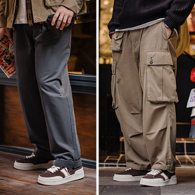 Men's Fashion Patchwork Suede Flat Casual Sneakers-RAIIFY