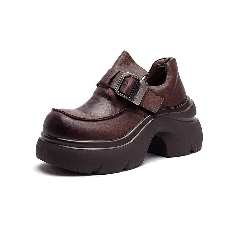 Women's Vintage Chuanky Platform Strap Casual Shoes-RAIIFY