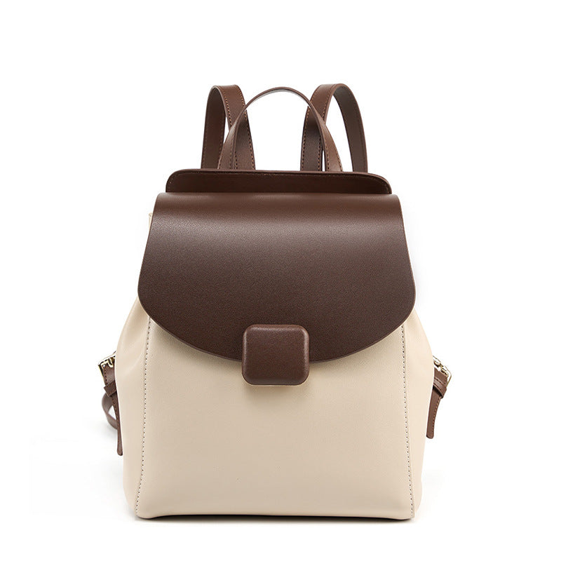 Women Fashion Cowhide Traveling Mini Backpack-RAIIFY