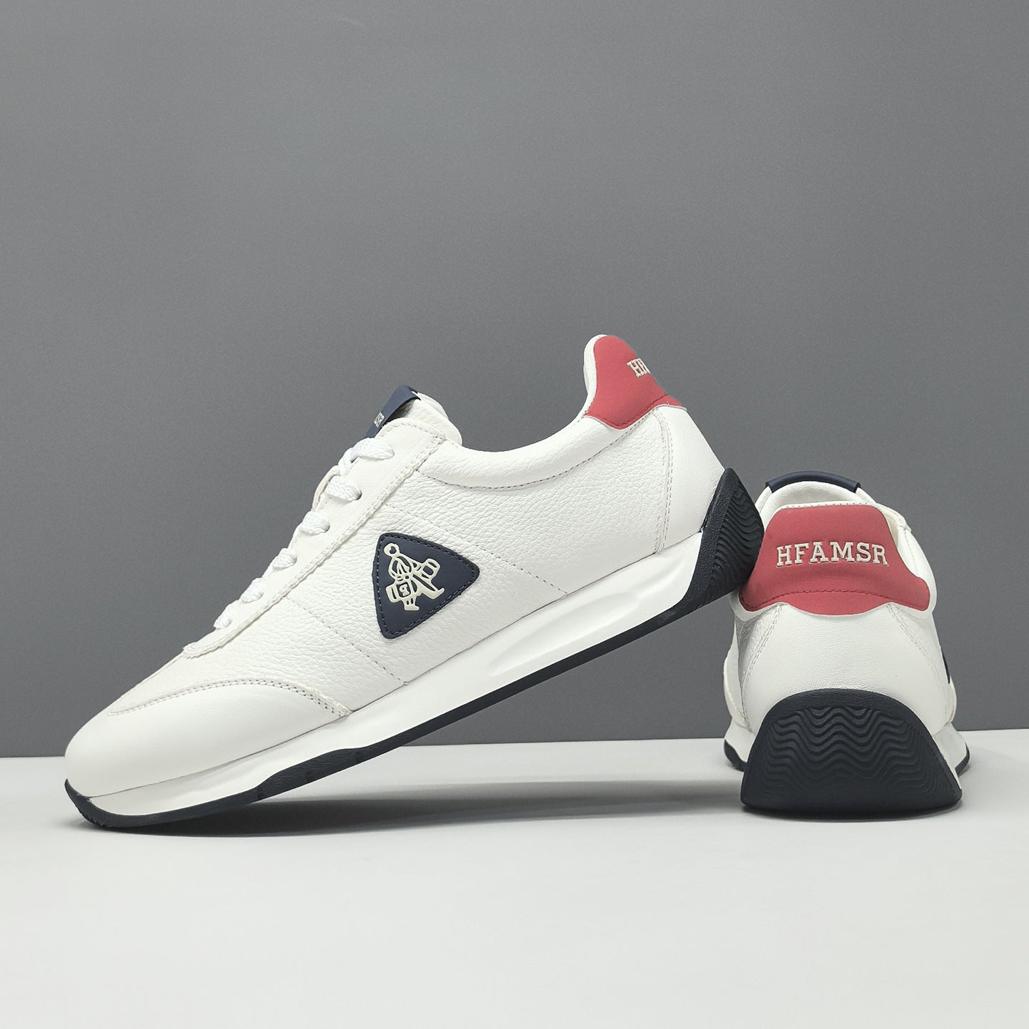 Men's Stylish Leather Comfort Casual Training Sneakers-RAIIFY
