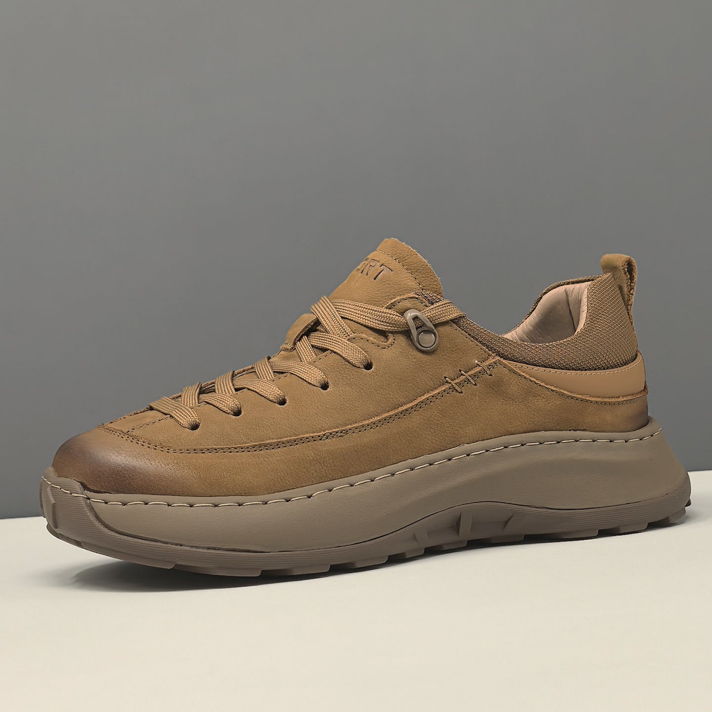 Men's Retro Quilted leather Low Top Casual Shoes-RAIIFY