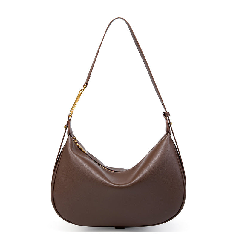 Women Fashion Minimalist Pure Leather Shoulder Bag-RAIIFY