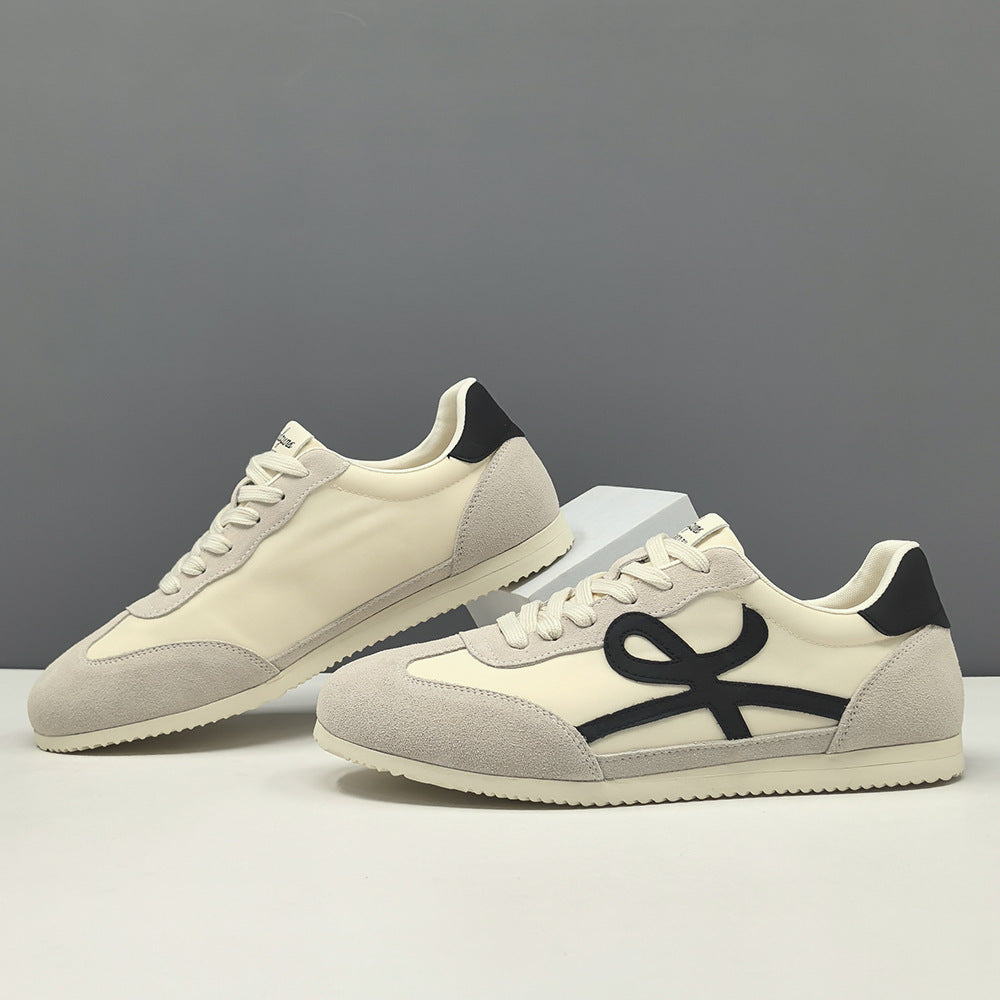 Men Fashion Color Matching Patchwork Flat Casual Sneakers-RAIIFY