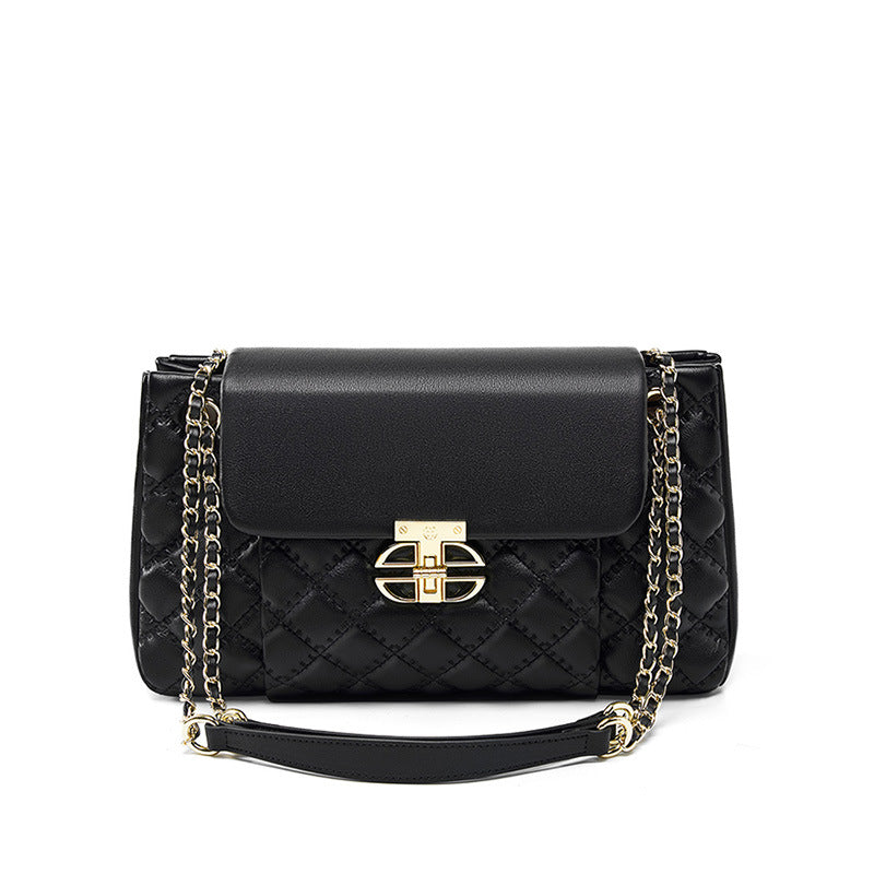 Women Stylish Fashion Leather Chain Strap Shoulder Bag-RAIIFY