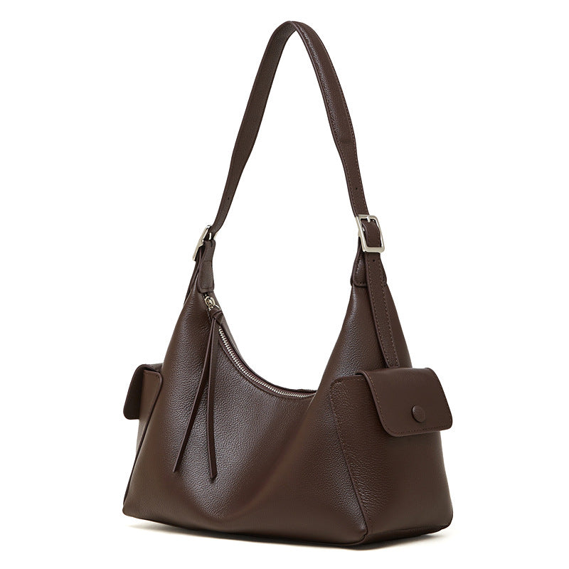 Women's Fashion Leather Hobo Shoulder Crossbody Bag-RAIIFY