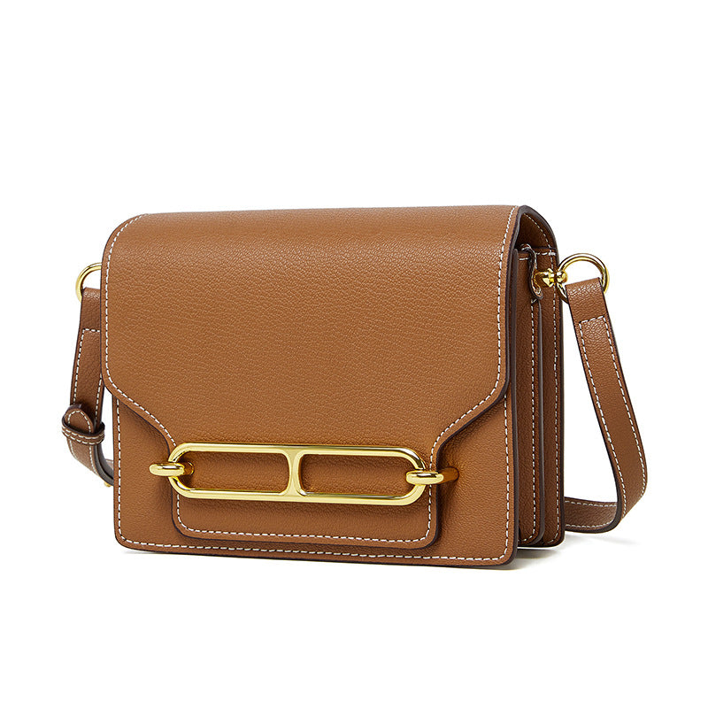 Women Fashion Cowhide Casual Cross Body Bag-RAIIFY