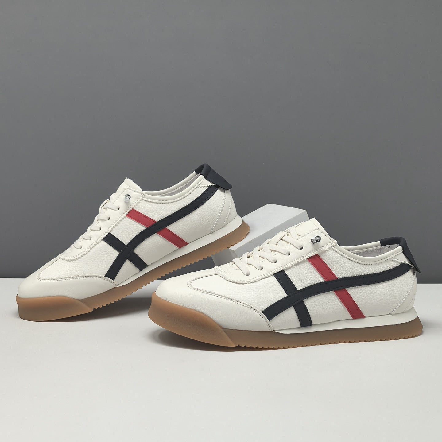 Men's Fashion Quilted Leather Slip-on Casual Shoes-RAIIFY
