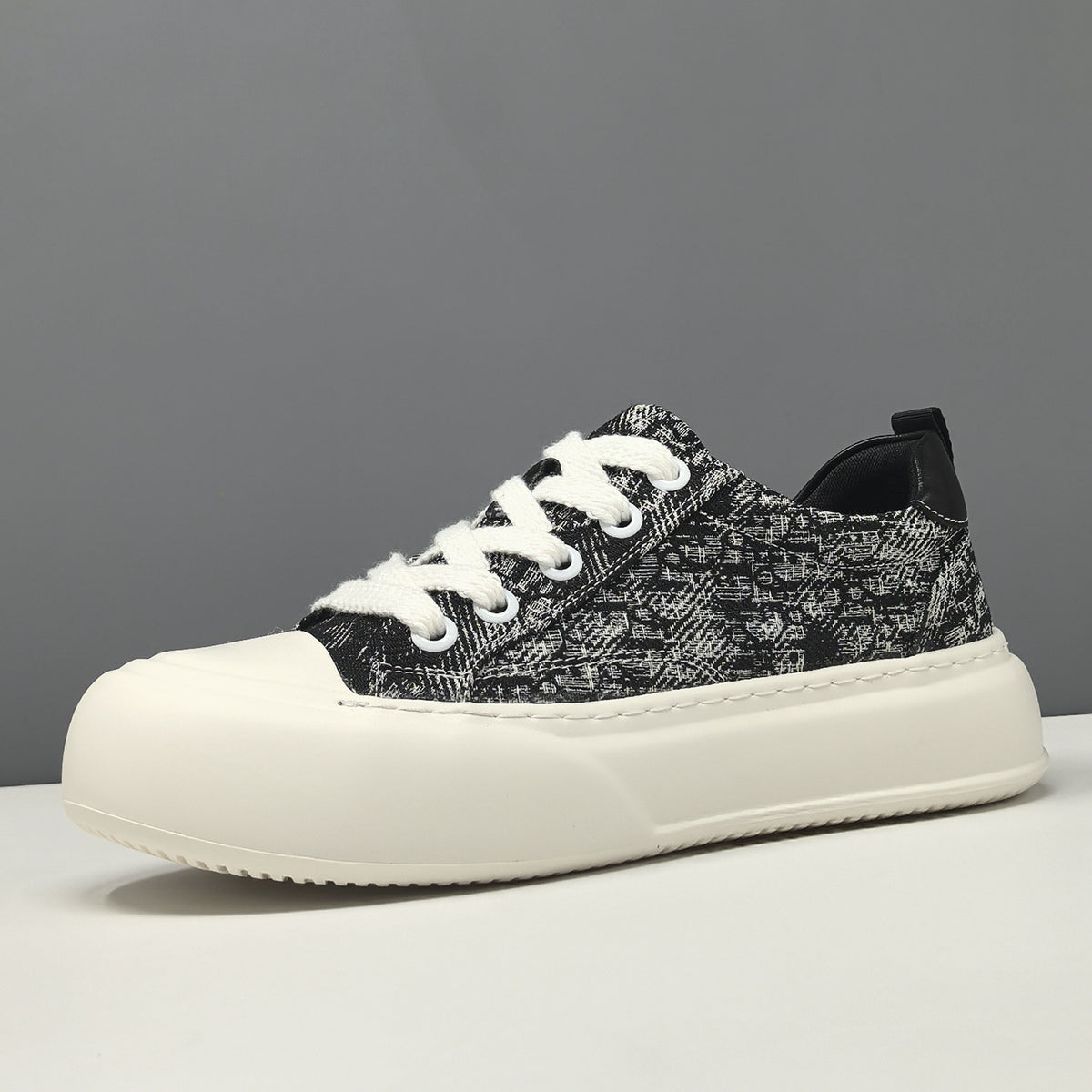 Men's Chic Breathable Denim Canvas Casual Sneakers-RAIIFY