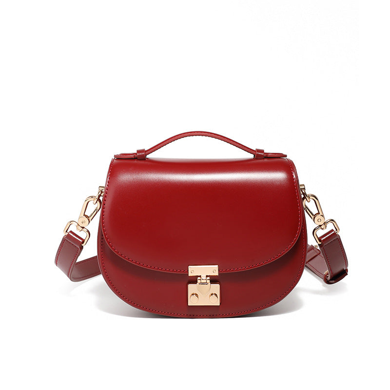 Women Plain Leather Fashion Casual Mini Cross Body Bag-RAIIFY