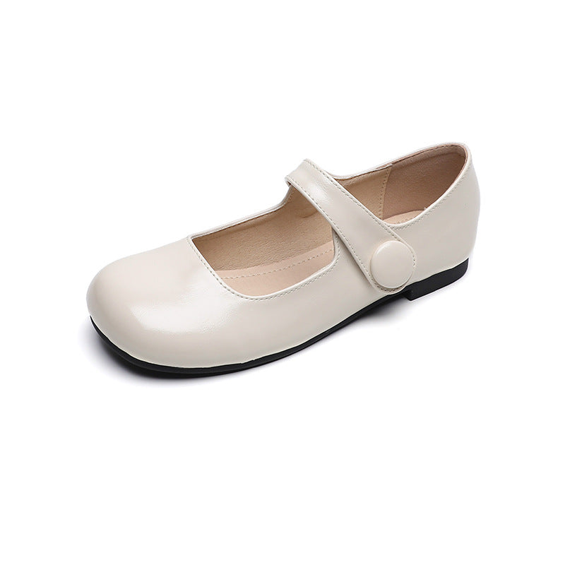 Women Glossy Soft Casual Mary Jane Shoes-RAIIFY