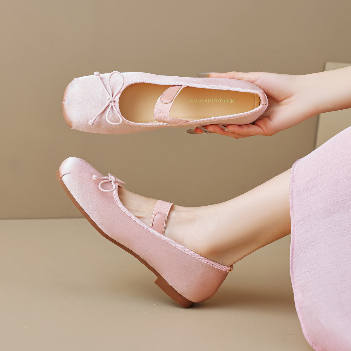 Women Cute Soft Canvas Flats Ballet Shoes-RAIIFY