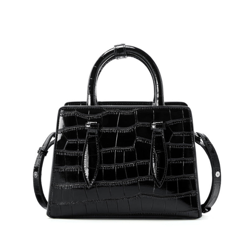 Women Retro Embossed Cowhide Leather Casual Purse-RAIIFY