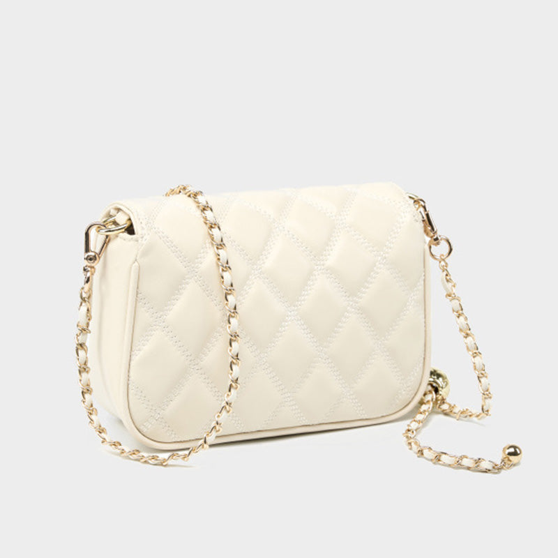 Women Fashion Quilted Leather Cross Body Bag-RAIIFY