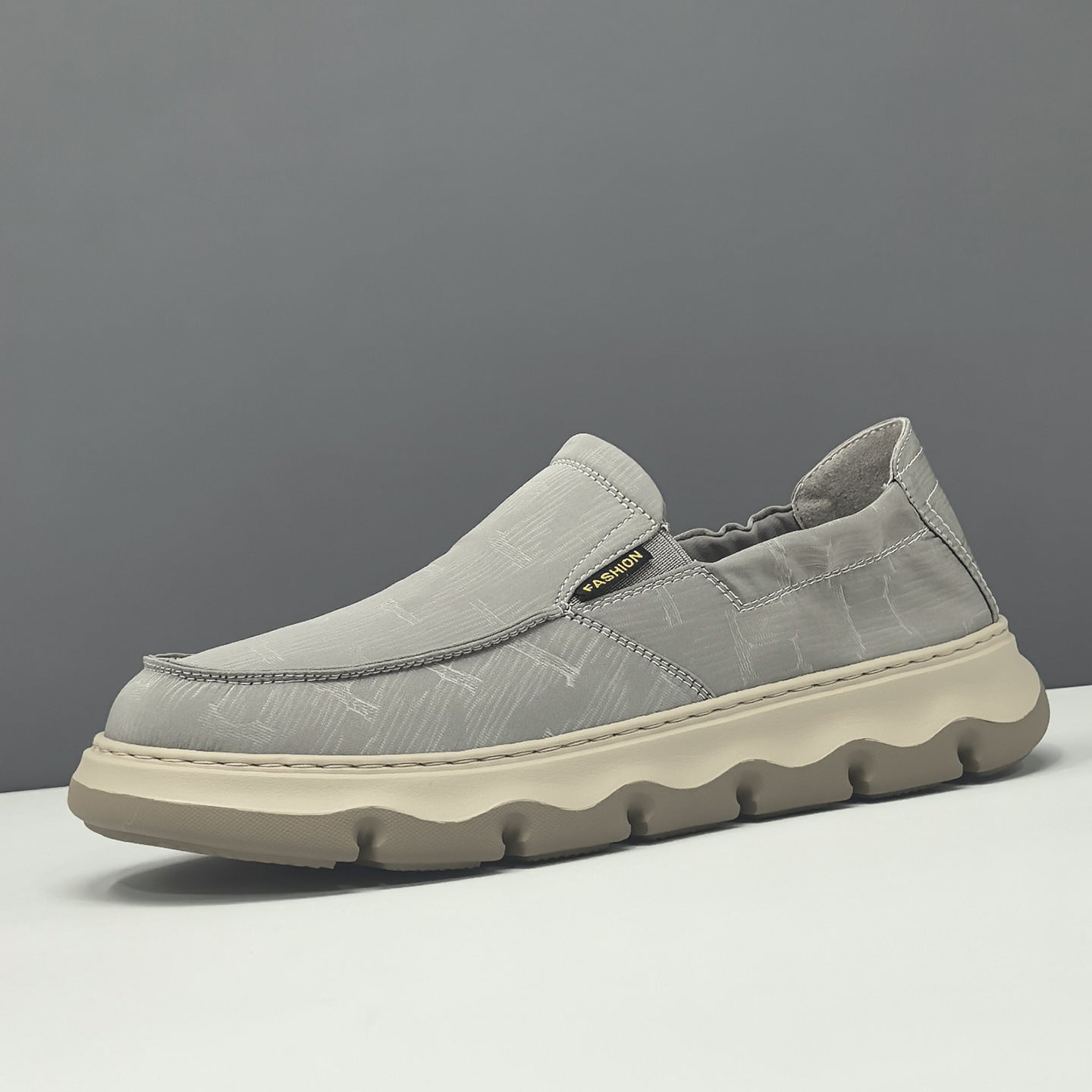 Men's Minimalist Breathable Canvas Casual Loafers-RAIIFY