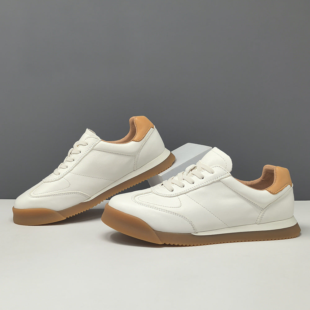 Men's Minimalism Quilted Leather Casual Shoes-RAIIFY