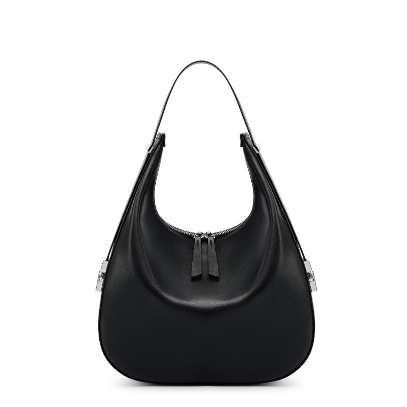 Women Fashion Minimalism Leather Shoulder Bag-RAIIFY