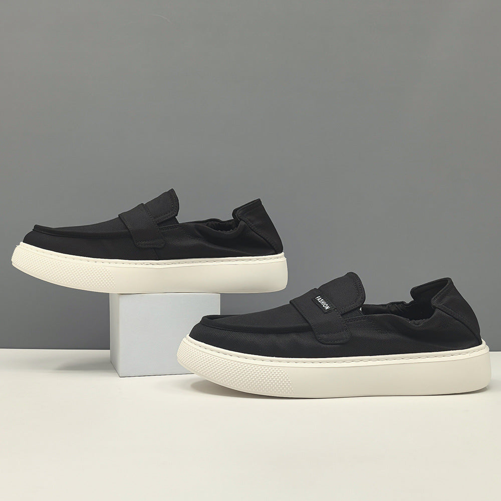 Men Minimalism Soft Canvas Comfort Flat Casual Shoes-RAIIFY