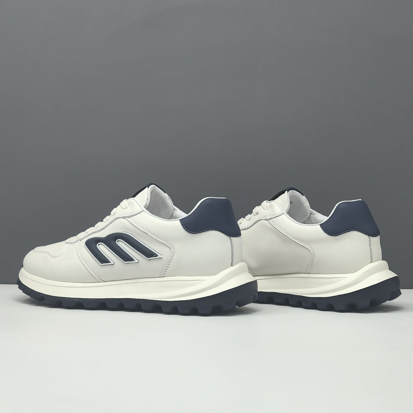 Men's Top Grain Cowhide Fashion Casual Shoes-RAIIFY