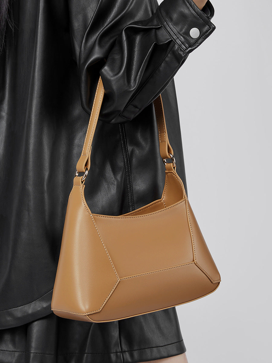 Women Minimalism Fashion Leather Shoulder Bag-RAIIFY